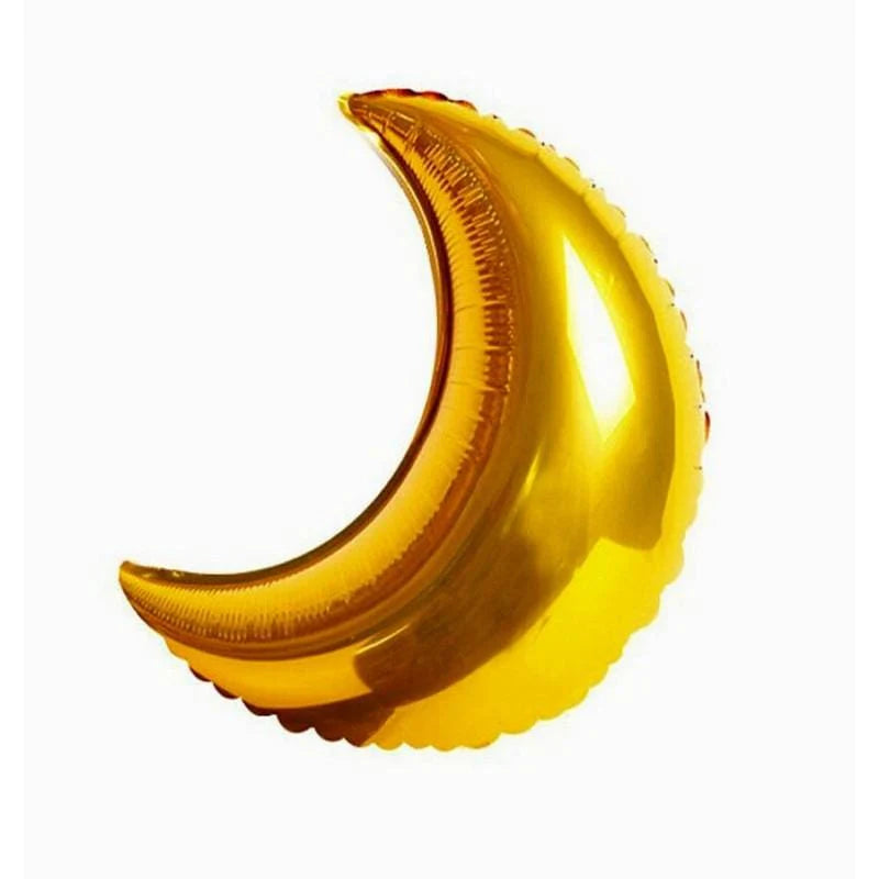 Balloons Foil 24" inches Silver Moon