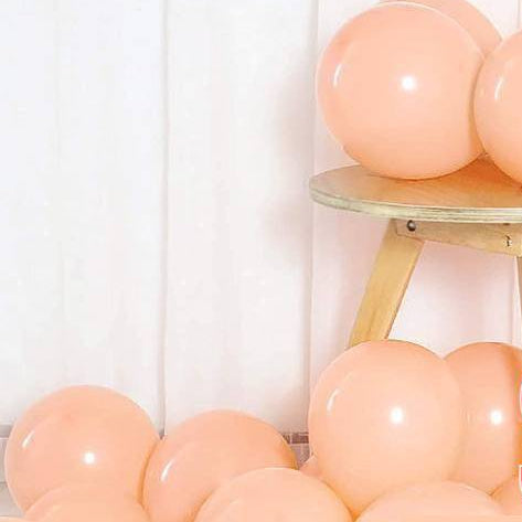 Balloons Milky ORANGE Color 10 inches ( 10 , 25, 50 or 100 balloons )