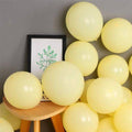 Balloons Milky YELLOW Color 10 inches ( Single, 10 , 25, 50 or 100 balloons )