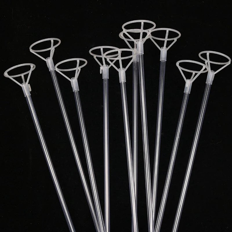 Balloons Sticks Transparent Large ( Single )