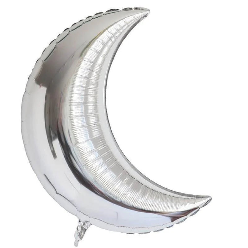 Balloons Foil 24" inches Silver Moon