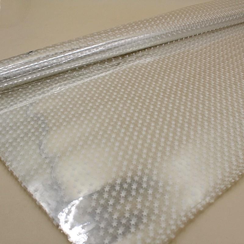 Wrapping Sheet Transparent With Designs Stars