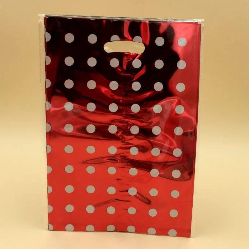 Goody Bag Foil Dots (White-Golden)
