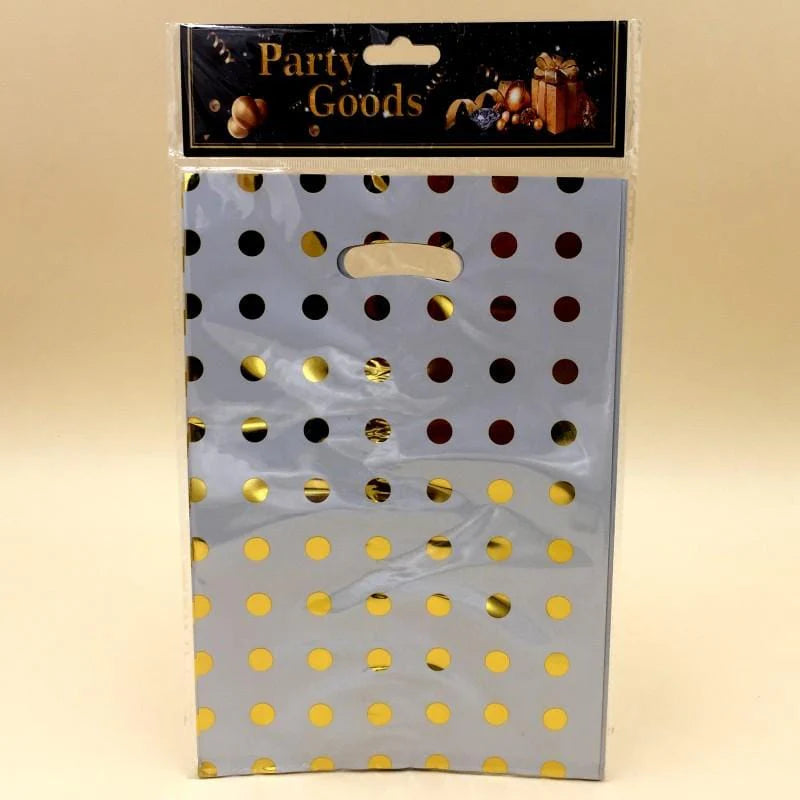 Goody Bag Foil Dots (White-Golden)