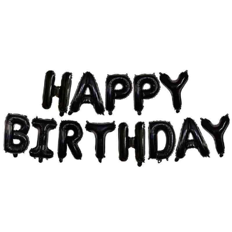 Balloons Foil "Happy Birthday"