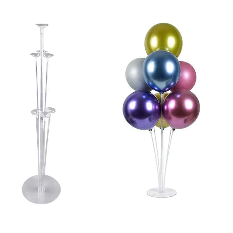 Balloons Stand Kit 7 sticks + mix Metallic balloon