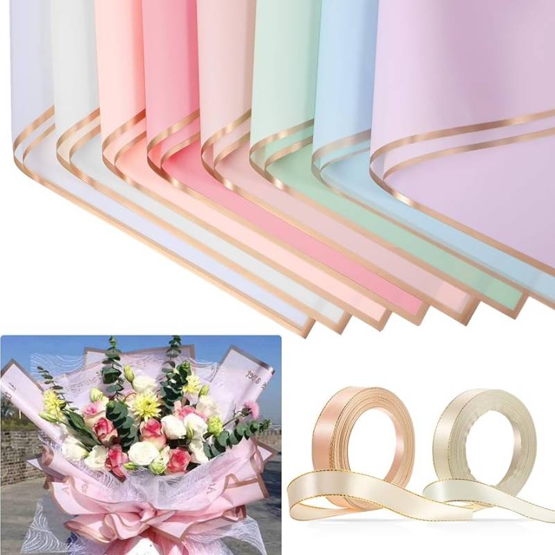 Wrapping Sheets in Pastel Colors
