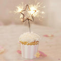 CANDLE Star Shape Sparkling