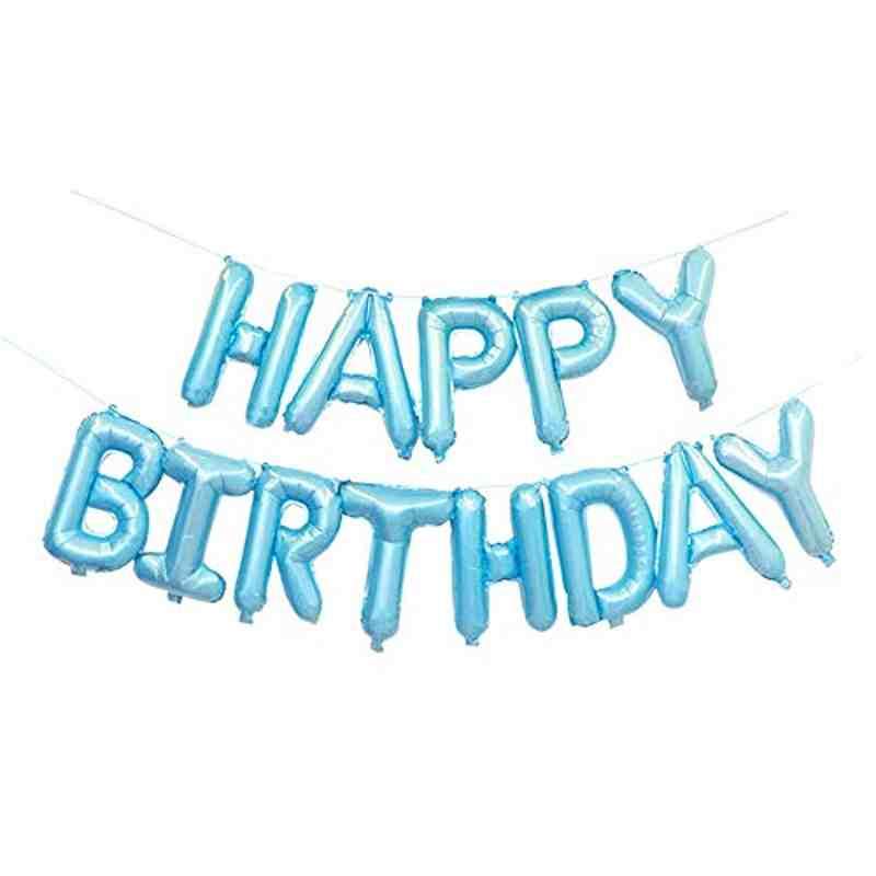 Balloons Foil "Happy Birthday"