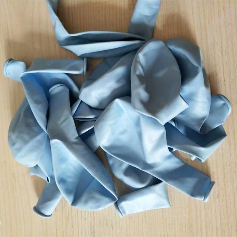 Balloons Milky BLUE Color 10 inches ( Single, 10 , 25, 50 or 100 balloons )