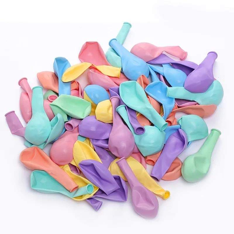 Balloons Milky Mix Color 10 inches ( 10 , 25, 50 or 100 balloons )